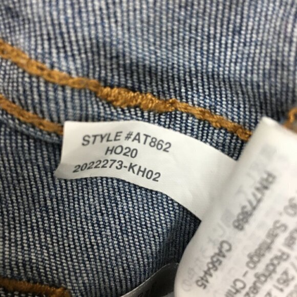 J. Crew Women's Jeans 10" High Rise Skinny Button Fly size 27 length 27" - Picture 9 of 10